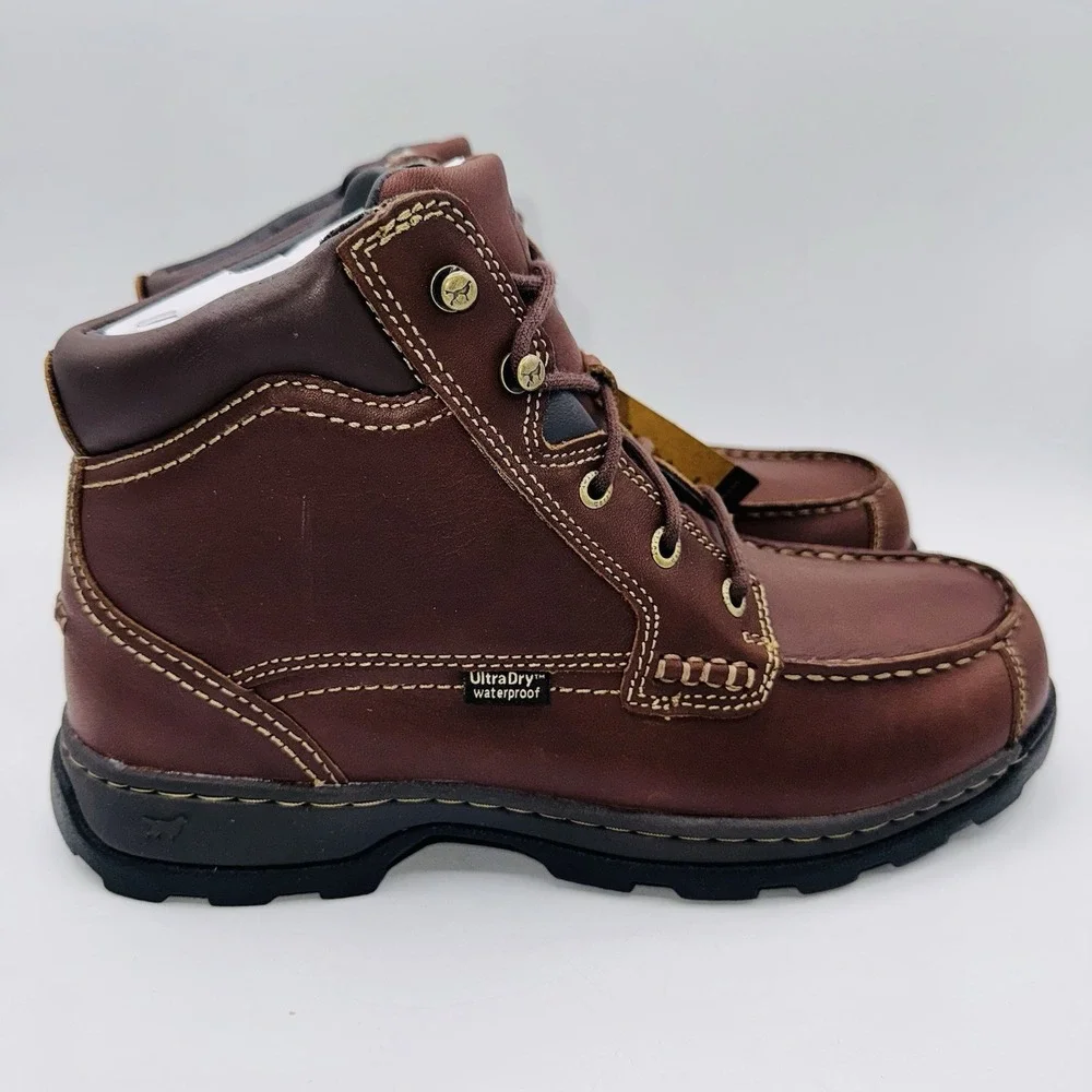 Irish Setter Soft Paw Boots Men's Size 9 D Brown Leather Chukka Bootie
